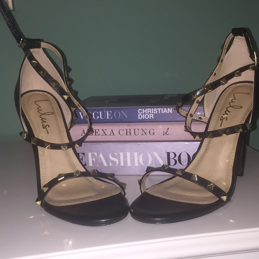 Lulus Strappy Bling Stilletos